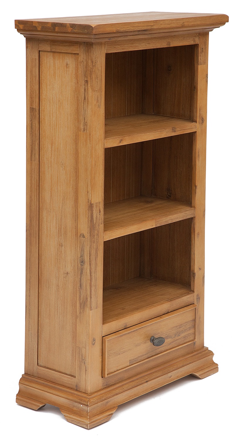 Деревянный книжный шкаф с 3-мя полками и ящиком TC-72395 - в .