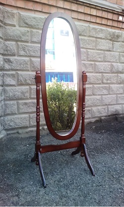 Зеркало деревянное напольное