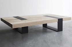 Кофейный стол из дерева и металла AL-73012