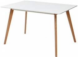 Прямоугольный стол из дерева в современном стиле