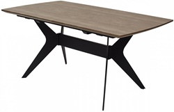 Прямоугольный большой раскладной обеденный стол