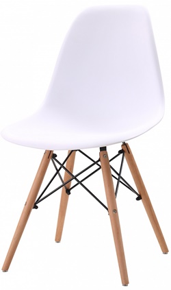 Современный стул из пластика и дерева MC-73120