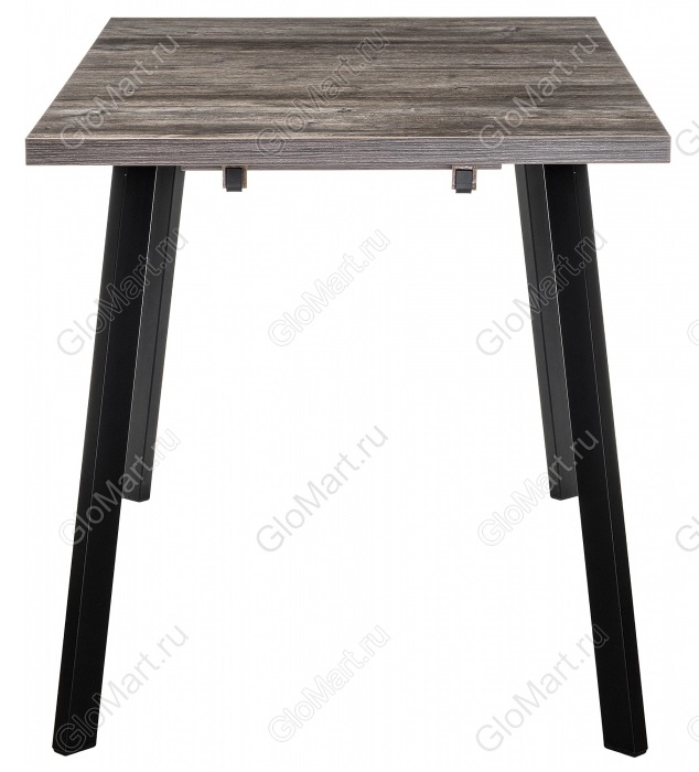 Раздвижной обеденный стол на металлокаркасе. Цвет сосна Пасадена/ графит