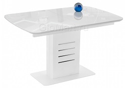 Белый стол на тумбе WV-12456