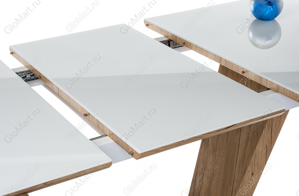 Раздвижной стол на двух опорах. Механизм раскладки.