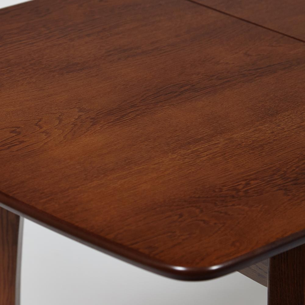 Раскладной стол в современном стиле коричневого цвета, материал: массив бука+МДФ
