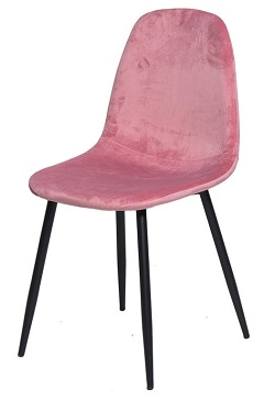 Бархатные стулья на металлокаркасе BT-12503