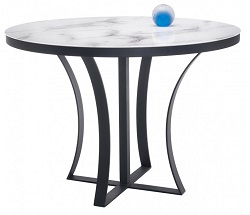 Обеденный стол с покрытием под мрамор WV-12533
