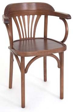 Венский деревянный стул. Цвет средний тон.