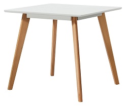 Квадратный белый стол ES-12355