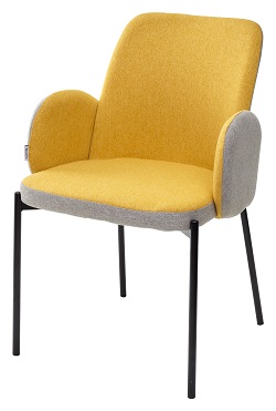Двухцветные стулья с подлокотниками MC-12382