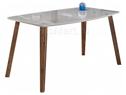Обеденный стол из серого стекла WV-12426