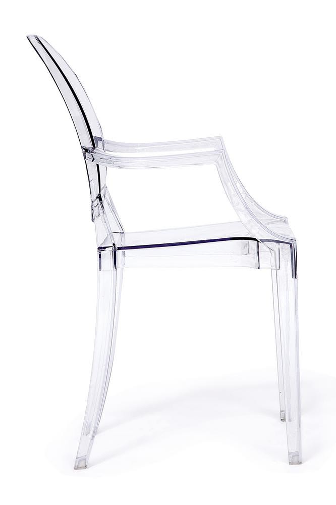 Дизайнерское прозрачное пластиковое кресло