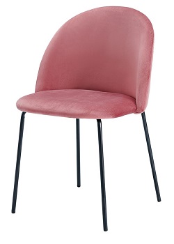 Розовый стул на металлокаркасе ES-12591
