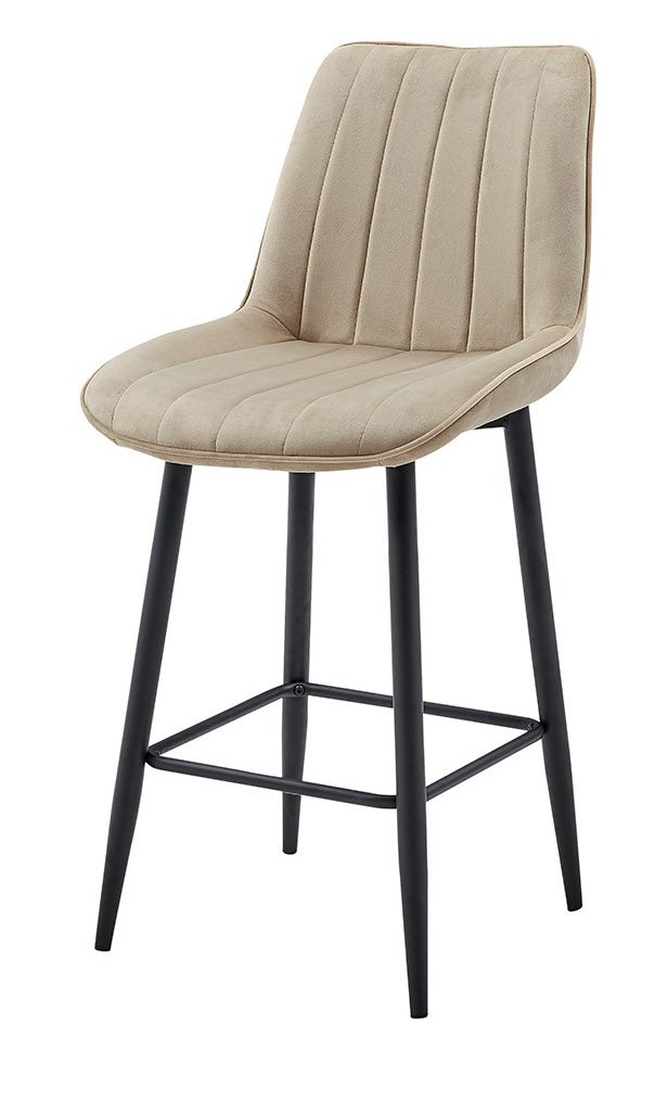 Полубарный стул на металлических ножках ES-12876 -   .