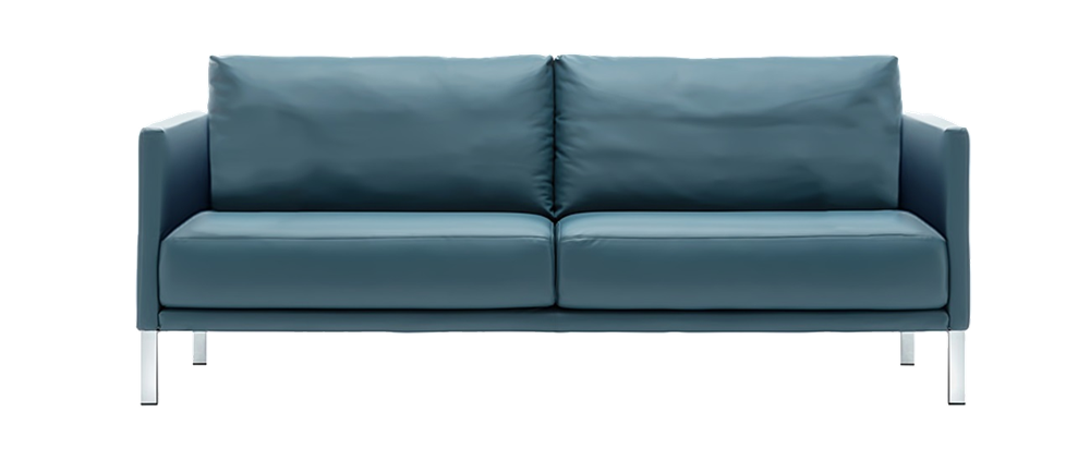 2-х местный диван на металлических опорах