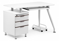 Белый компьютерный стол WV-12945