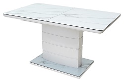 Стол со стеклом под мрамор MC-12668