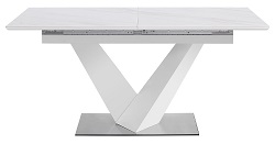 Раскладной керамический стол, цвет серый.