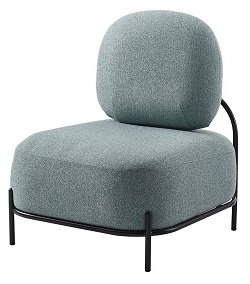 Кресло с круглой спинкой на металлокаркасе ES-12681