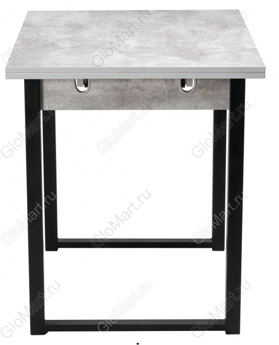 Раскладной стол из МДФ на металлокаркасе. Цвет бетон.