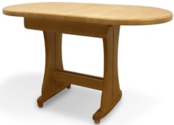 Раскладной обеденный стол из массива сосны, цвет ольха