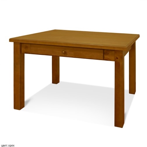 Универсальный деревянный обеденный стол, цвет орех
