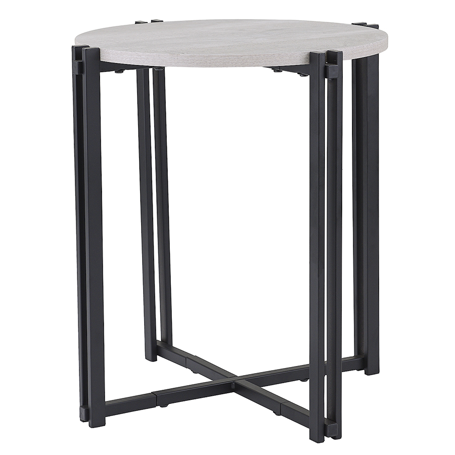 Круглый кофейный столик на стальных ножках FD-73973 - купить в Москве ...