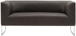 Современный диван на металлическом каркасе