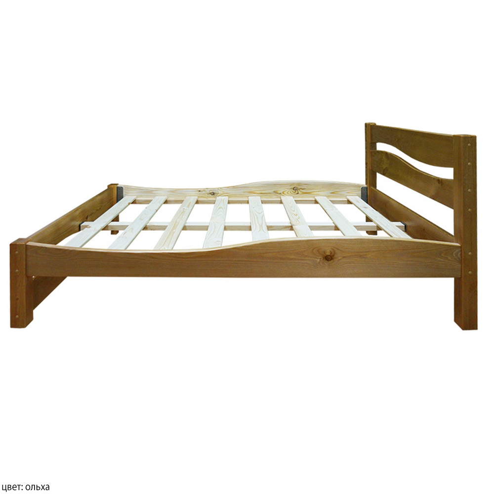 Деревянная кровать. Основание кровати-гнутоклееные ламели