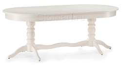 Большой раздвижной белый стол WV-13031