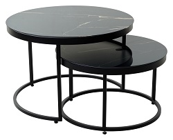 Комплект стеклянных столиков MC-13072