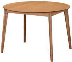 Круглый стол в современном стиле, цвет: орех миланский