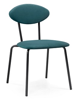 Металлический стул с овальной спинкой WV-13516