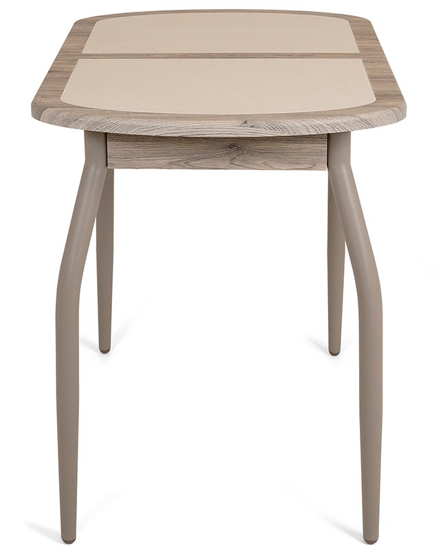 Стол с керамикой на металлокаркасе. Цвет Blend-Avorio/Лофт.
