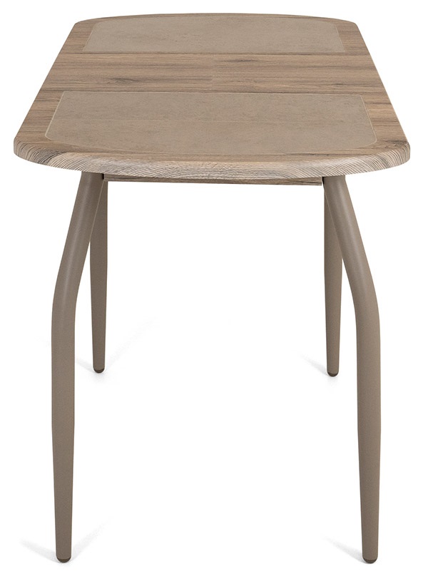Стол с керамикой на металлокаркасе. Цвет Fokos-Terra/Лофт.
