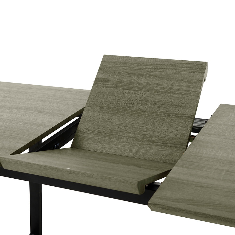 Раскладной стол из МДФ. Цвет серый дуб.