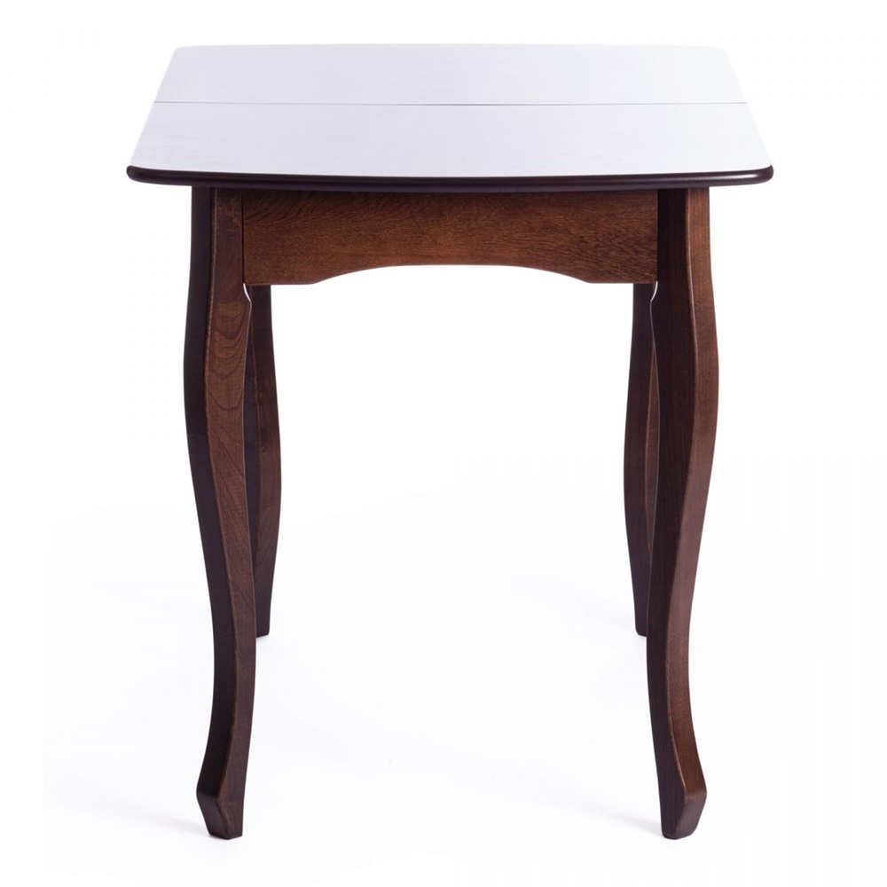 Обеденный стол в классическом стиле, столешница МДФ, изогнутые ножки из натурального дерева бук