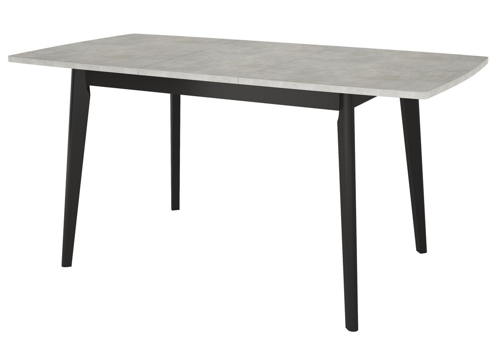 Прямоугольный раскладной стол из ЛДСП. Цвет бетон лайт.
