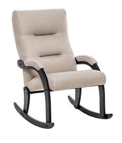 Кресло-качалка с обивкой из ткани MI-13313