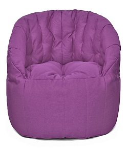 Бескаркасное кресло. Цвет фиолетовый.