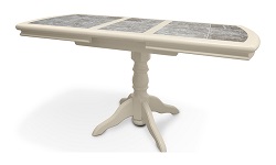 Овальный пристенный раскладной стол SH-13339