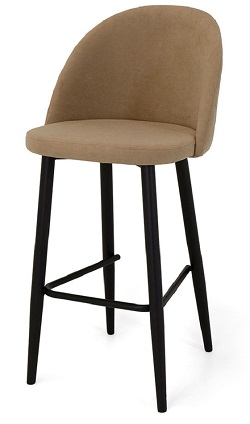 Велюровый барный стул KB-13397