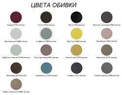 Цвета обивки.