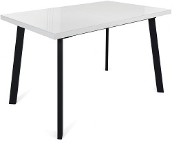 Раздвижной белый стол KB-13409