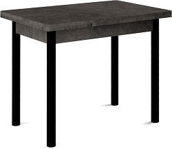 Стол обеденный прямоугольный, раздвижной. Цвет серый камень.
