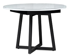 Обеденный стол из стекла и металла WV-13668