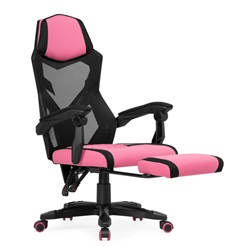 Компьютерное кресло. Цвет черный/розовый.