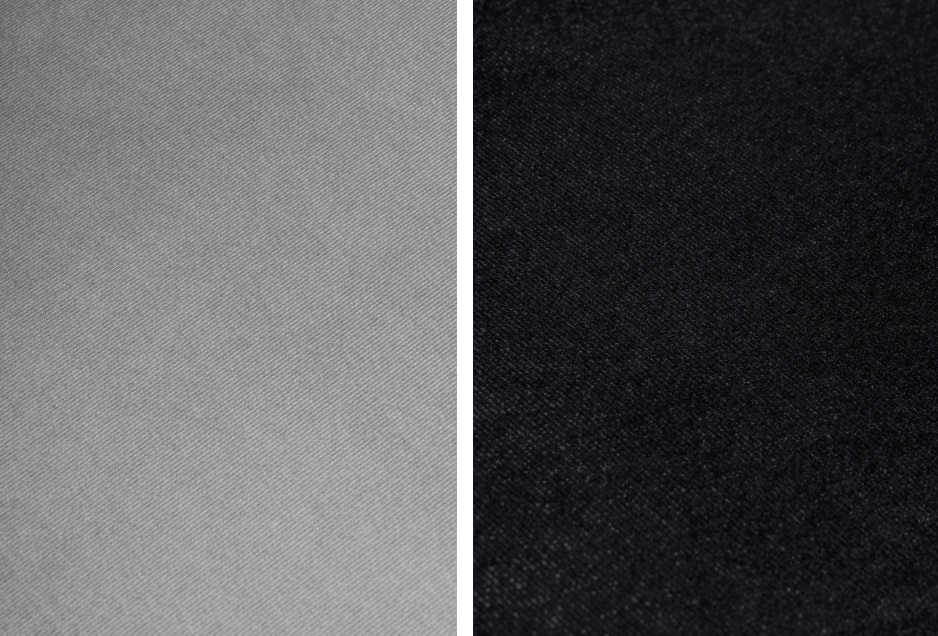 Образцы ткани. Цвет серый,черный.