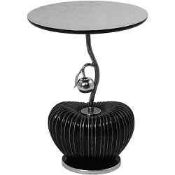 Круглый столик с основанием в форме яблока BO-17343